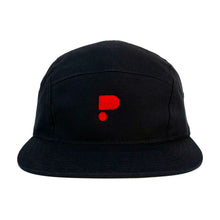 Cargar imagen en el visor de la galería, Classic P-Logo 5 Panel Cap Black
