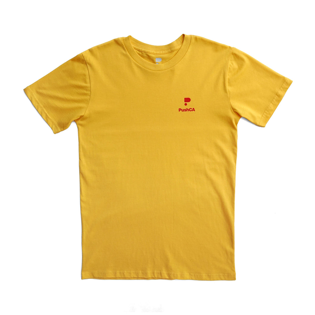 Pushca Logo Tee Yellow