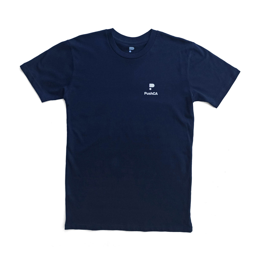 Pushca Logo Tee Navy